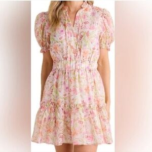 New Meet Me In Santorini Floral Dress Small